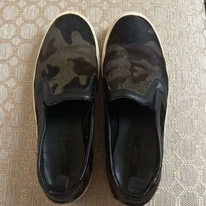 Zara Camo slip on sneakers